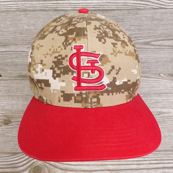 ST LOUIS CARDINALS LOGO DIGI CAMO MELONWEAR SNAPBACK BASEBALL HAT CAP - Picture 1 of 8